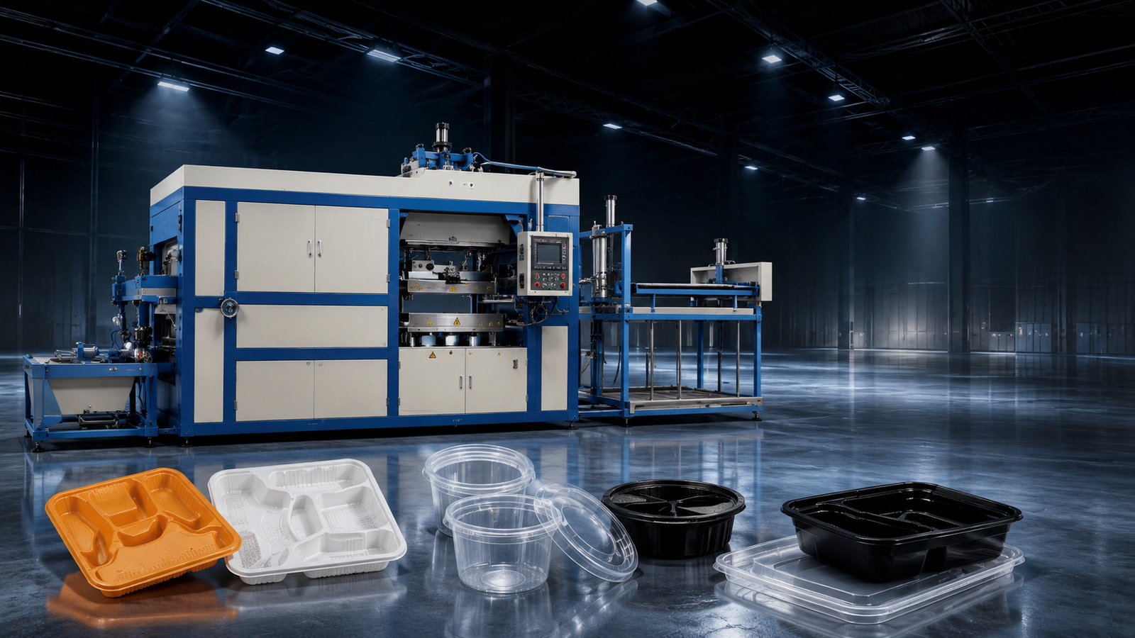 Full Automatic Computer Control High Speed Vacuum Forming Machine